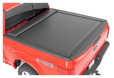 Rough Country 46320551 Aluminum Retractable Tonneau Cover