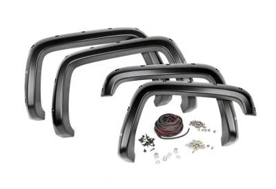 Rough Country Suspension Systems - Rough Country F-C10715 Pocket Style Fender Flares w/ Rivets