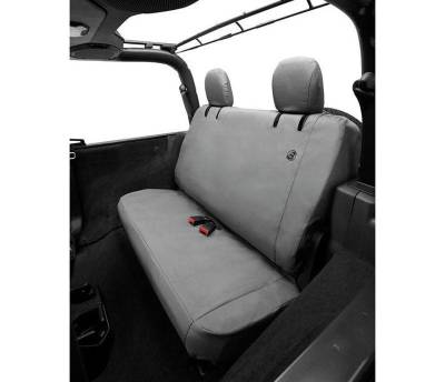 Bestop - Bestop 29292-09 Polyester Rear Seat Cover-Charcoal