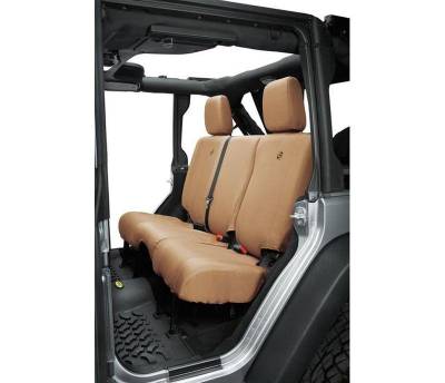 Bestop - Bestop 29284-04 Polyester Rear Seat Cover-Tan