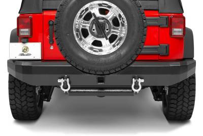 Bestop - Bestop 44911-01 Highrock 4x4 Rear Bumper-Matte Black