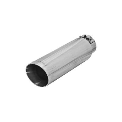 Flowmaster - Flowmaster 15397 Exhaust Pipe Tip Angle Cut Polished Stainless Steel
