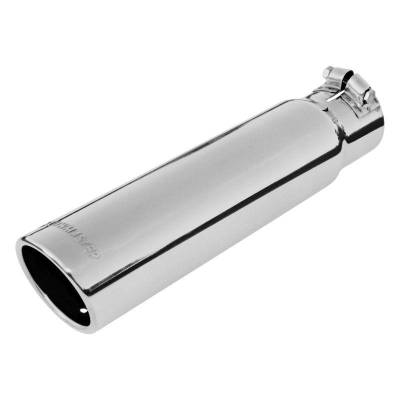 Flowmaster - Flowmaster 15361 Exhaust Pipe Tip Rolled Angle Polished Stainless Steel