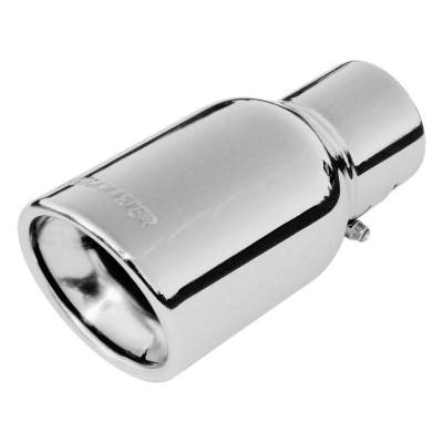 Flowmaster - Flowmaster 15364 Exhaust Pipe Tip Rolled Angle Polished Stainless Steel