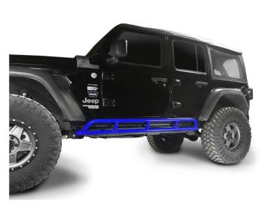 Steinjager - Steinjager J0049191 Bare Knuckles Rock Sliders, Southwest Blue