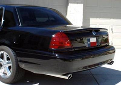 Dallas Automotive Restyling - DAR FG201 Mercury Marauder Factory Flush Rear Spoiler Unpainted