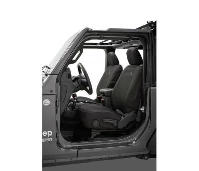 Bestop - Bestop 29293-35 Polyester Front Seat Cover Set-Black Diamond