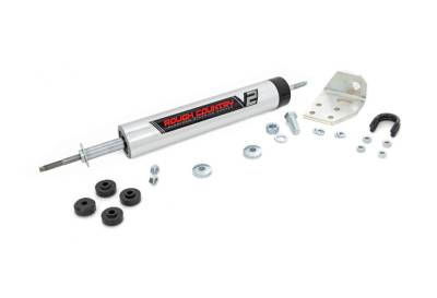 Rough Country Suspension Systems - Rough Country 8738670 V2 Single Steering Stabilizer