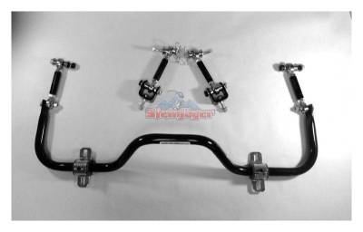 Steinjager - Steinjager J0030305 1" Rear Sway Bar and End Link Kit, Black