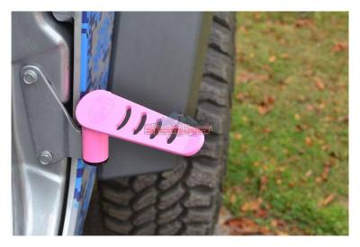 Steinjager - Steinjager J0041288 Metal Style Foot Peg Kit-Pinky