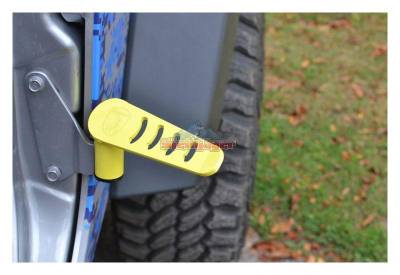 Steinjager - Steinjager J0041289 Metal Style Foot Peg Kit-Lemon Peel
