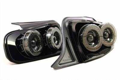 Morimoto - Morimoto LF422 XB LED Tail Lights-Black/Smoke