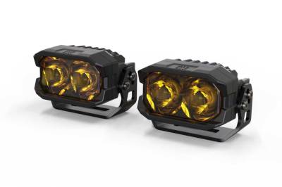 Morimoto - Morimoto BAF113 2Banger HXB LED Fog Light Pods (Spot/Yellow)-Pair