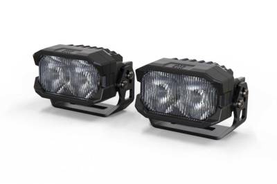 Morimoto - Morimoto BAF116 2Banger HXB LED Fog Light Pods (SAE Wide/White)-Pair