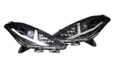 Morimoto - Morimoto LF463 XB LED Headlights, Black/Clear-Pair