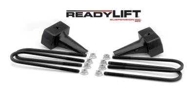 ReadyLift - ReadyLift 66-2094 4.0" Rear Cast Iron Block w/ U-bolt Kit