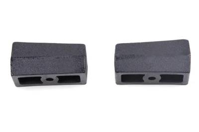 Zone Offroad Products - Zone Offroad ZONU3040 4" Rear Tapered Cast Iron Lift Blocks-Pair