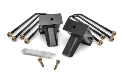 ReadyLift - ReadyLift 66-2751 5.0" Rear Fabricated Steel Block w/ U-bolt Kit