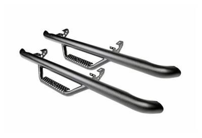 Rough Country Suspension Systems - Rough Country RCJ9746 Wheel to Wheel Nerf Step Bars Black