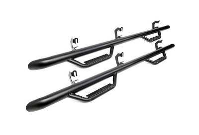 Rough Country Suspension Systems - Rough Country RCD0984CC Cab Length Nerf Step Bars, Black