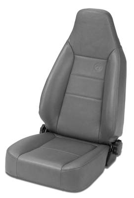 Bestop - Bestop 39434-09 Trailmax II Sport Vinyl Front Seat-Charcoal/Gray