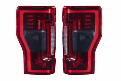 Morimoto - Morimoto LF351 XB LED Tail Lights-Black/Red