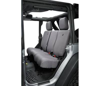 Bestop - Bestop 29284-09 Polyester Rear Seat Cover-Charcoal