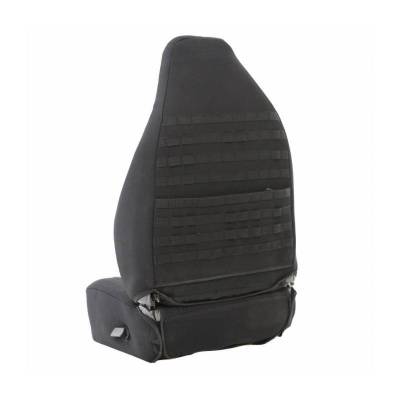 Smittybilt - Smittybilt 56647501 GEAR Custom Front Seat Covers w/ Pouches-Black