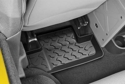 Bestop - Bestop 51502-01 Rear Seat Floor Liner Set-Black