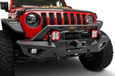 Bestop - Bestop 44960-01 HighRock 4x4 Granite Series Front Bumper-Matte Black