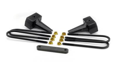 ReadyLift - ReadyLift 66-2014 4.0" Rear Cast Iron Block w/ U-bolt Kit