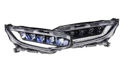 Morimoto - Morimoto LF472 XB LED Headlights, Black/Clear-Pair