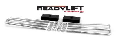 ReadyLift - ReadyLift 66-3051 1.0" Rear Cast Iron Block w/ U-bolt Kit