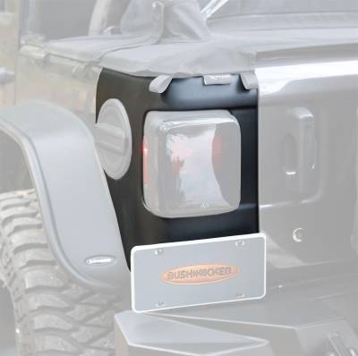 Bushwacker - Bushwacker 14084 Trail Armor Rear Corner Guards-Black