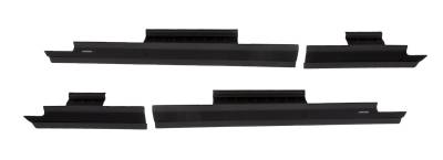 Bushwacker - Bushwacker 14085 Trail Armor Rocker Sill Protectors-Black