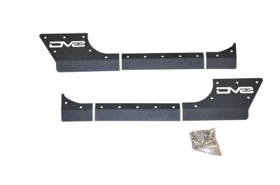 DV8 Offroad - DV8 Offroad Rock Skins Rocker Guards-Black, for Wrangler JK 2dr/4dr.; SRSOTB-05