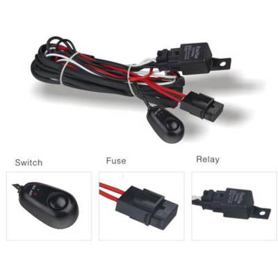 DV8 Offroad - DV8 Offroad LED Fog / Driving Light Wiring Harness; WIRE HARNESS