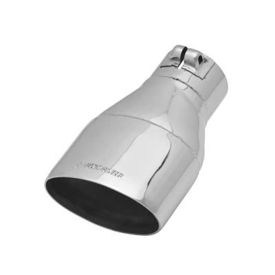 Flowmaster - Flowmaster 15383 Exhaust Pipe Tip Oval Polished Stainless Steel