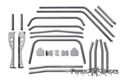 Poison Spyder Customs - Poison Spyder Customs 14-19-010 TJ Lazer-Fit Full Roll Cage Kit