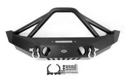 DV8 Offroad - DV8 Offroad Full Length Front Bumper, for Wrangler JK; FBSHTB-12