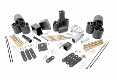 Rough Country Suspension Systems - Rough Country 3.0" Body Lift Kit for Jeep Wrangler TJ 4WD RC613