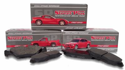 SP Performance - SP Performance MD932 SP Street Plus HP Metallic Brake Pads Rear