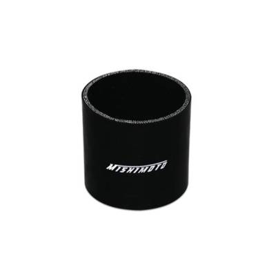 Mishimoto - Mishimoto MMCP-25SBK 2.5 Inch Black Straight Coupler