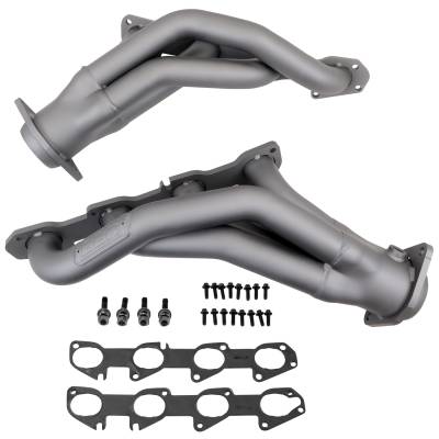 BBK Performance Parts - BBK Performance 1.875" Shorty Headers Chrome for Dodge 6.4L 4019