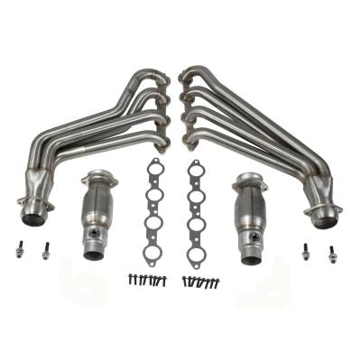BBK Performance Parts - BBK Performance 1.75" Long Tube Headers w/Converters 10-15 Camaro SS 40215