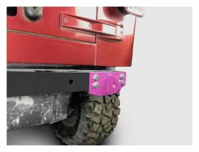 Steinjager - Steinjager Rear Bumper D-Ring Mounts-Pinky, for Wrangler TJ; J0049120