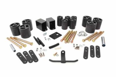 Rough Country Suspension Systems - Rough Country 3.0" Body Lift Kit for Jeep Wrangler YJ 4WD RC611