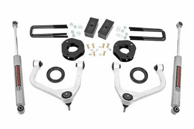 Rough Country Suspension Systems - Rough Country 3.5" Suspension Lift Kit, 19-24 Sierra 1500; 22630
