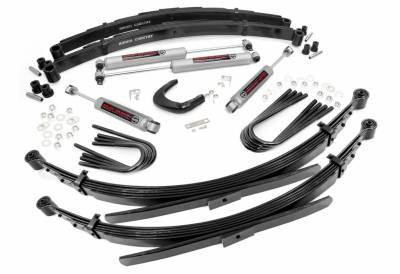 Rough Country Suspension Systems - Rough Country 4" Suspension Lift Kit, 88-91 GM 2500 SUV 4WD; 255-88-9230