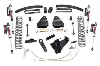Rough Country Suspension Systems - Rough Country 4.5" Suspension Lift Kit, 08-10 Super Duty V10/Dsl 4WD; 47850